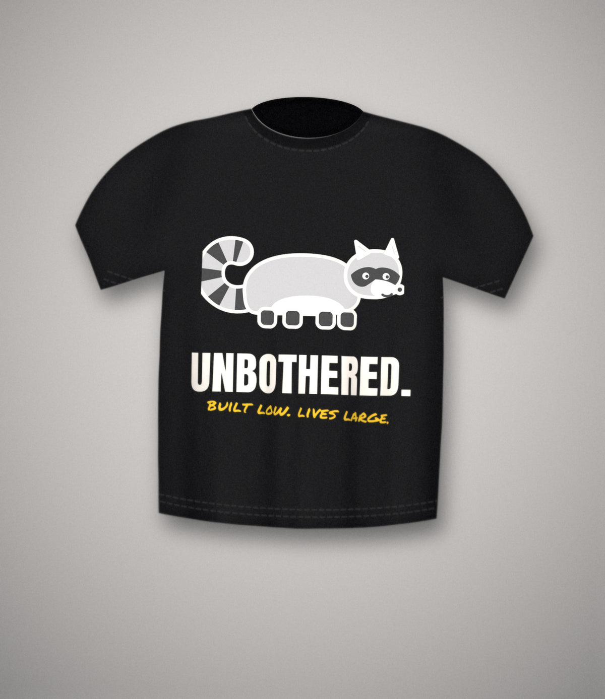 Unbothered Raccoon T-Shirt | Funny Trash Panda Meme Tee