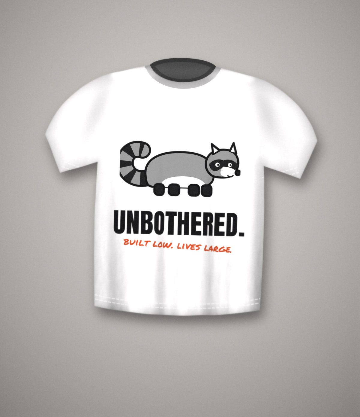 Unbothered Raccoon T-Shirt | Funny Trash Panda Meme Tee