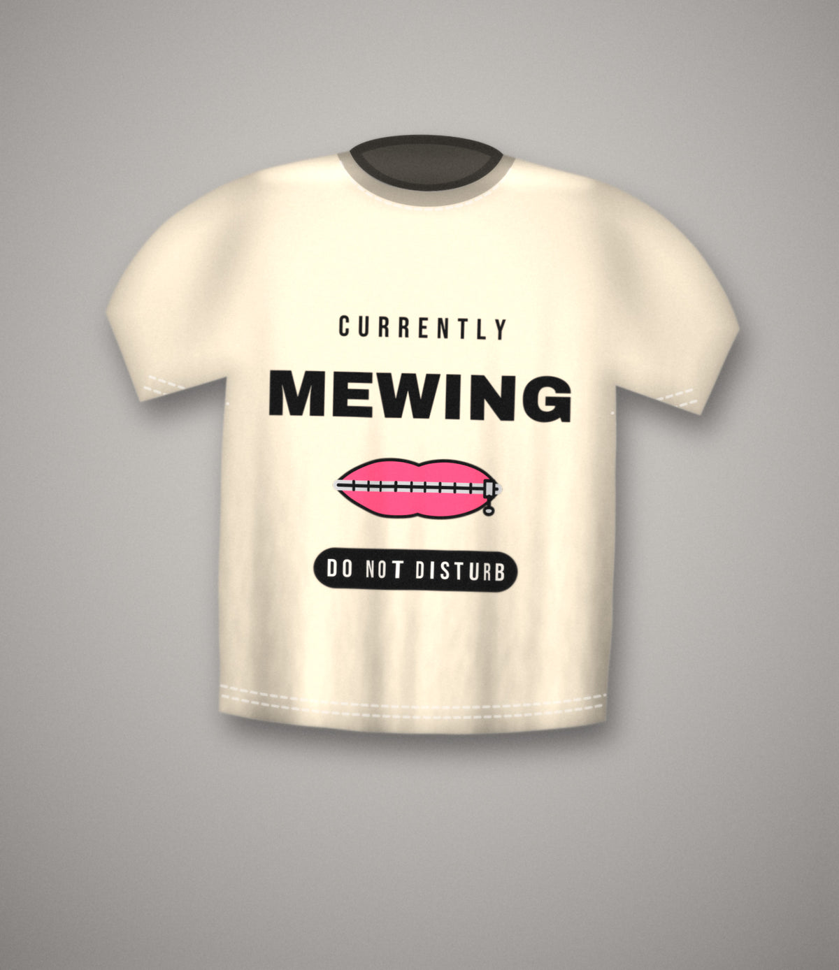 Currently Mewing – Do Not Disturb T-Shirt | Gen Z Slang Meme Tee