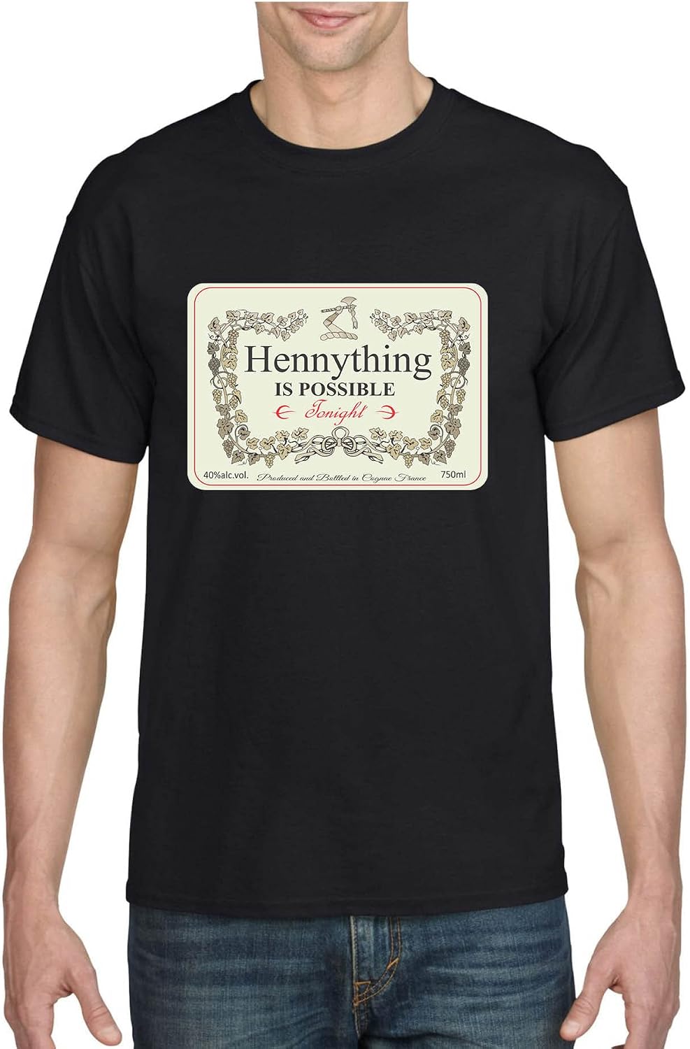Hennything is Possible T-Shirt Funny Drinking Graphic Men's T Shirt