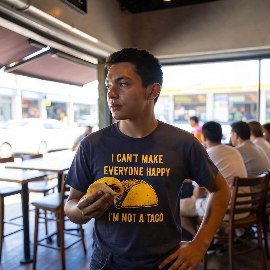 I Cant Make Everyone Happy Im Not A Taco Funny T Shirts for Men