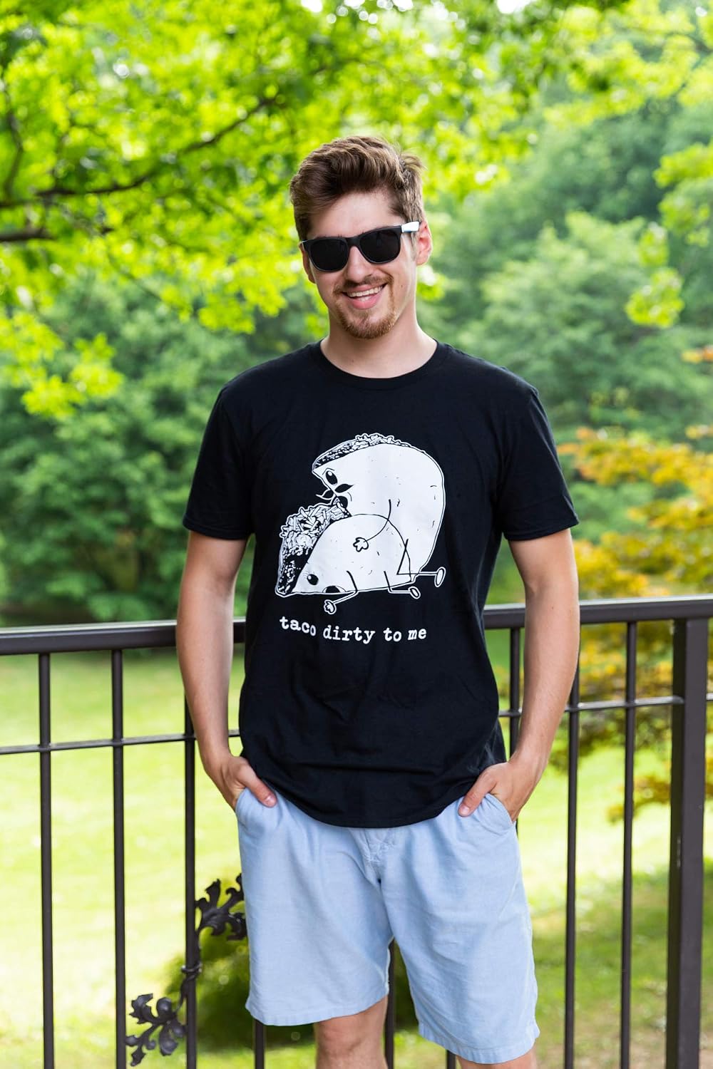 Mens Taco Dirty to Me T Shirt Funny Tee for Guys