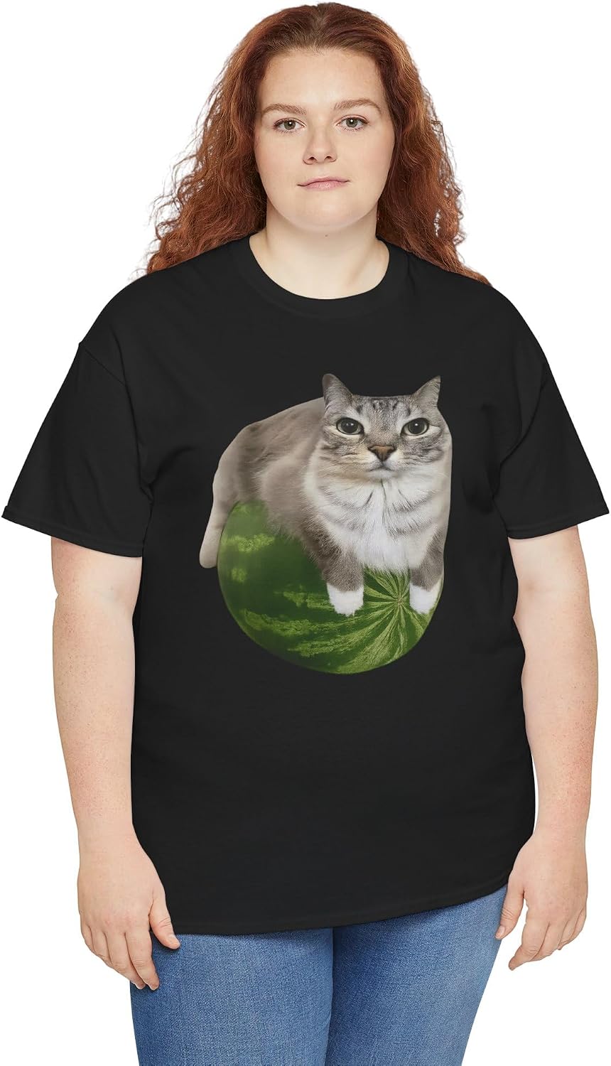 Watermelon Cat Shirt, Funny Meme
