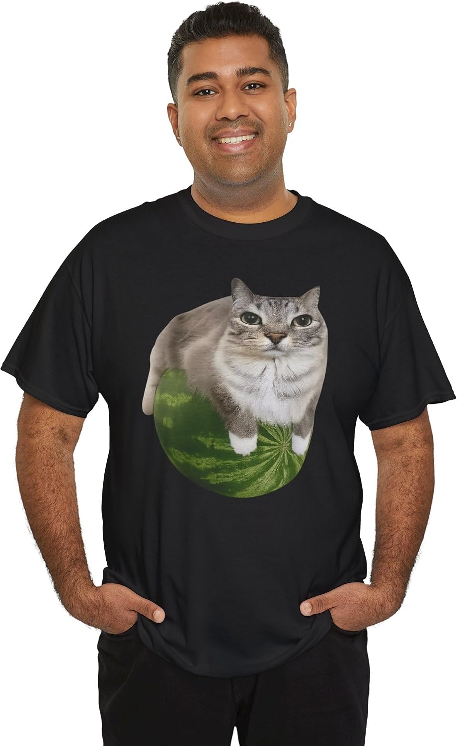 Watermelon Cat Shirt, Funny Meme