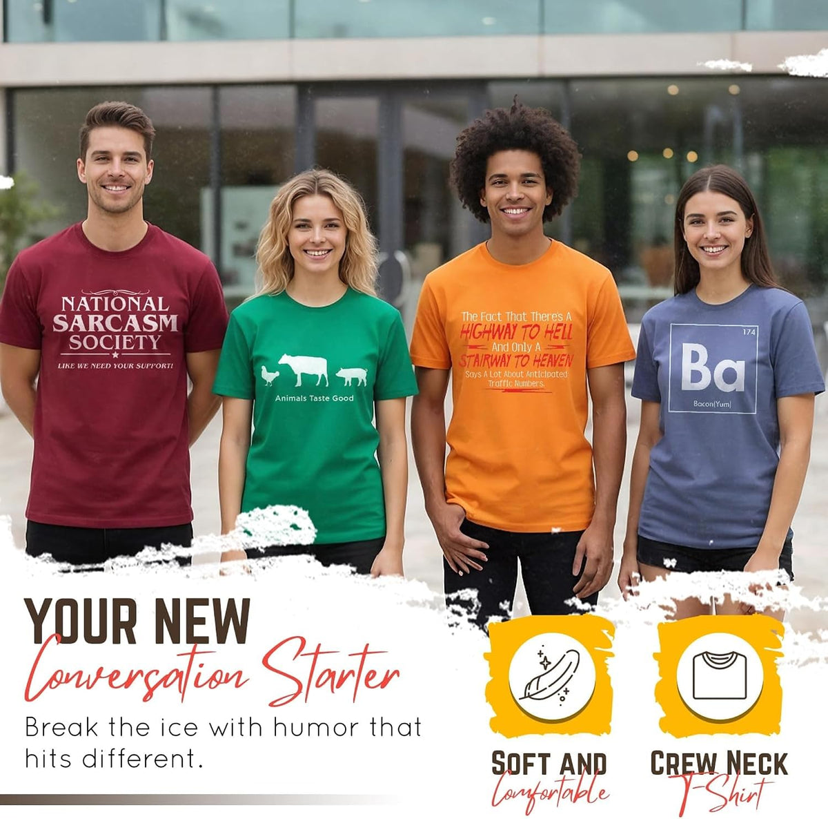 I Identify As A Problem Shirt Funny Sarcastic Novelty Graphic T-Shirt