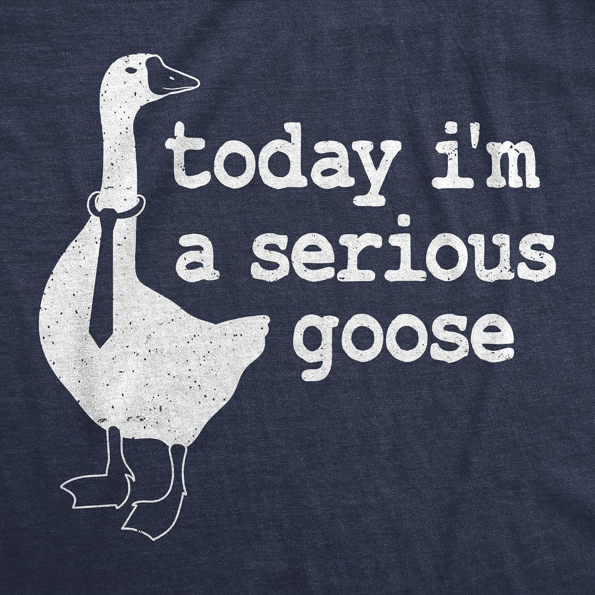 Today Im a Serious Goose Funny Office Animal T Shirts for Men