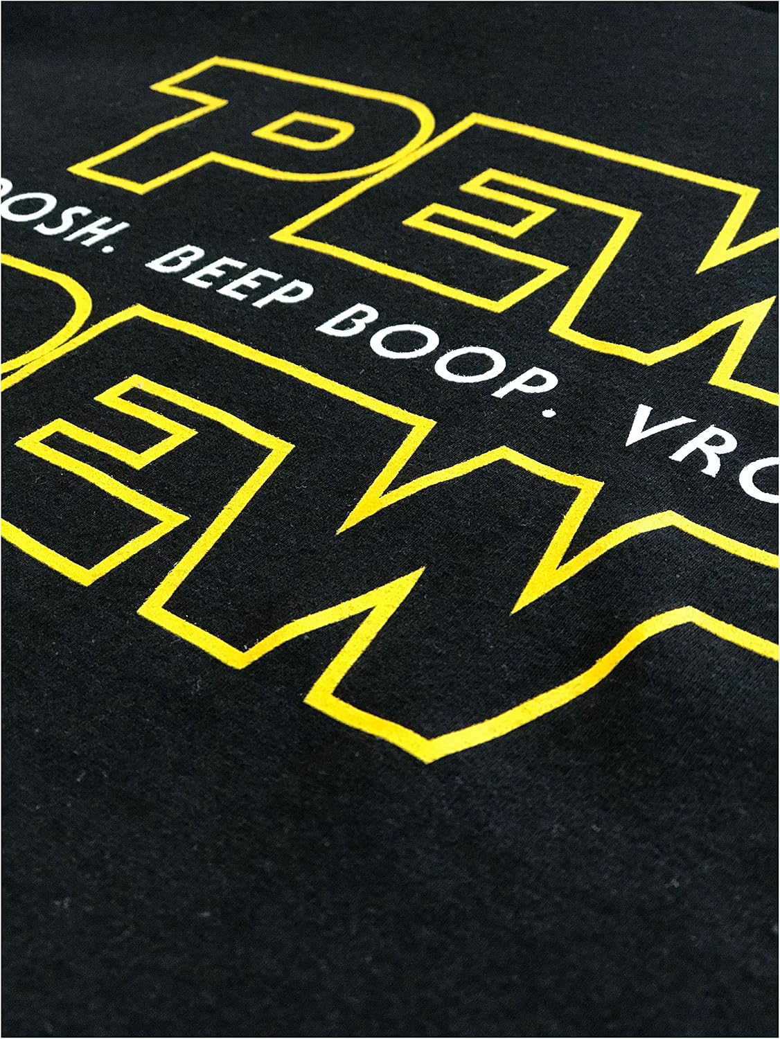 Pew Pew Wars | Funny Sci-fi Space Star Noises Science for Geek Men Women T-Shirt