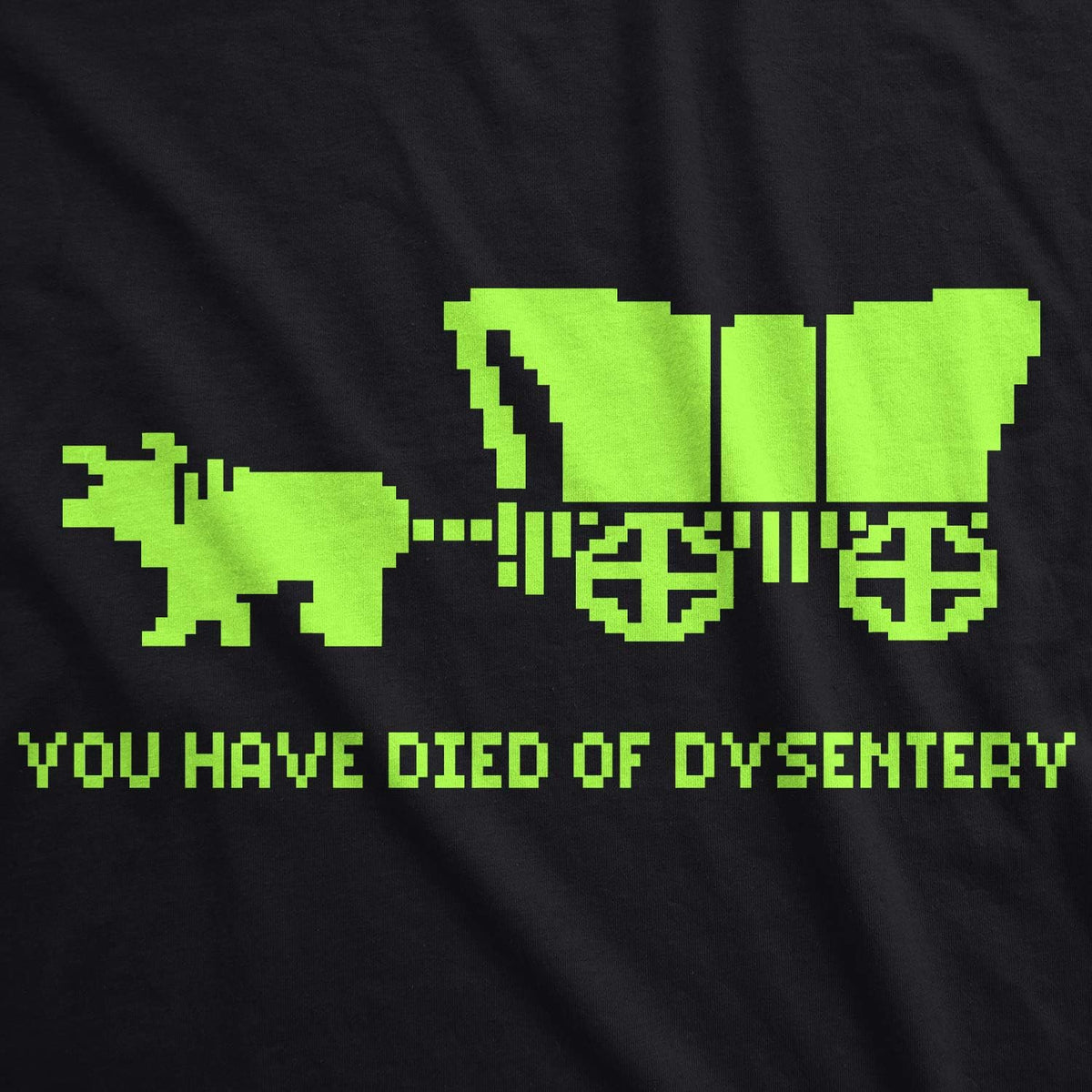 You Have Died of Dysentery Funny Gamer Video Games T Shirt