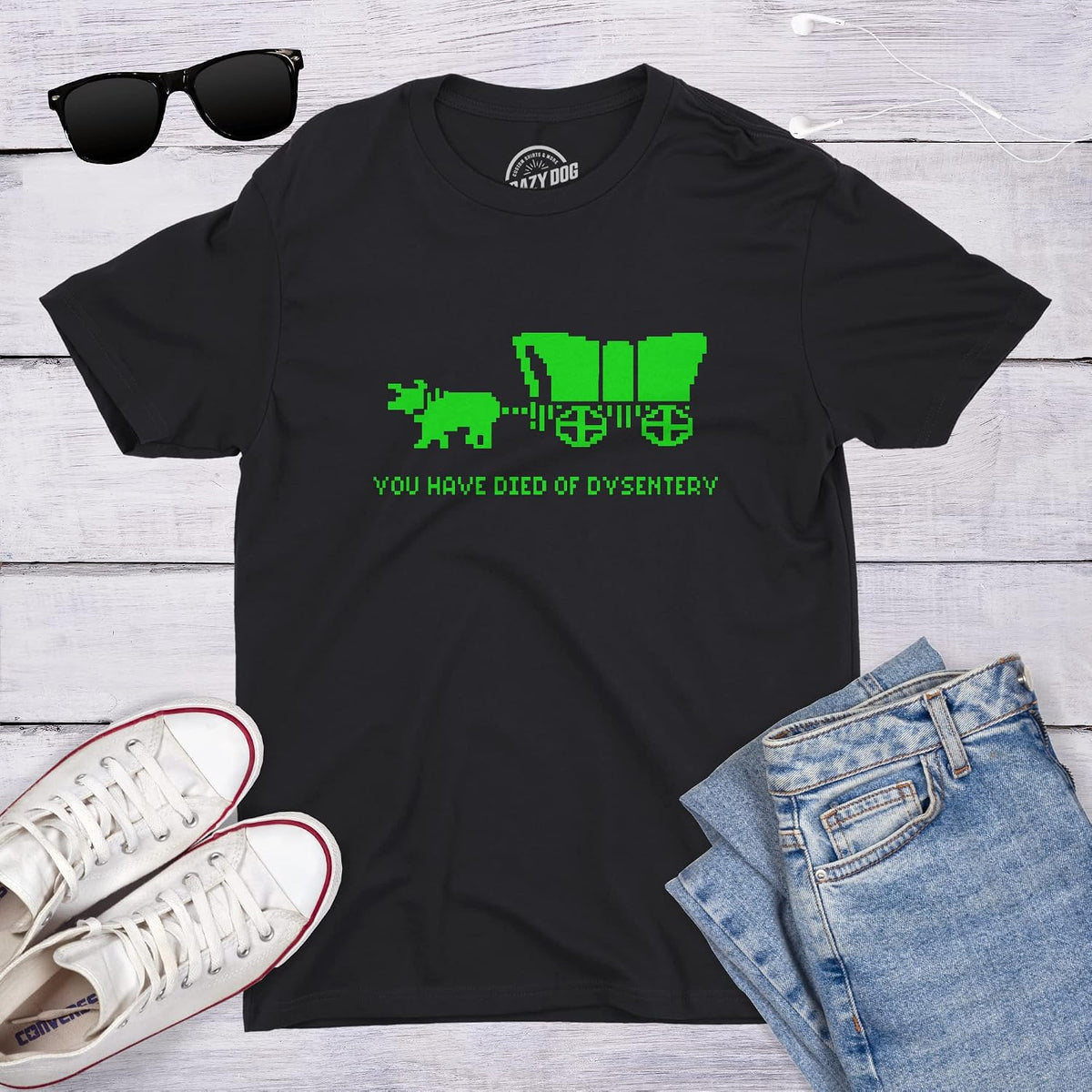 You Have Died of Dysentery Funny Gamer Video Games T Shirt