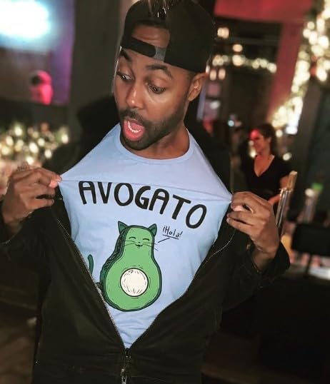 Avogato Funny Avocado Cat Cute Kitty Graphic T Shirts for Men — source gallery image 2