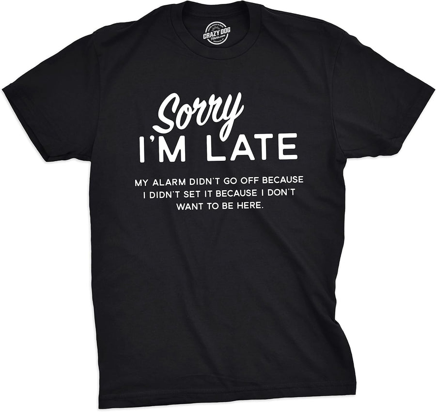 Mens T Shirts Funny Sarcastic Humor Adult Joke Tees for Guys