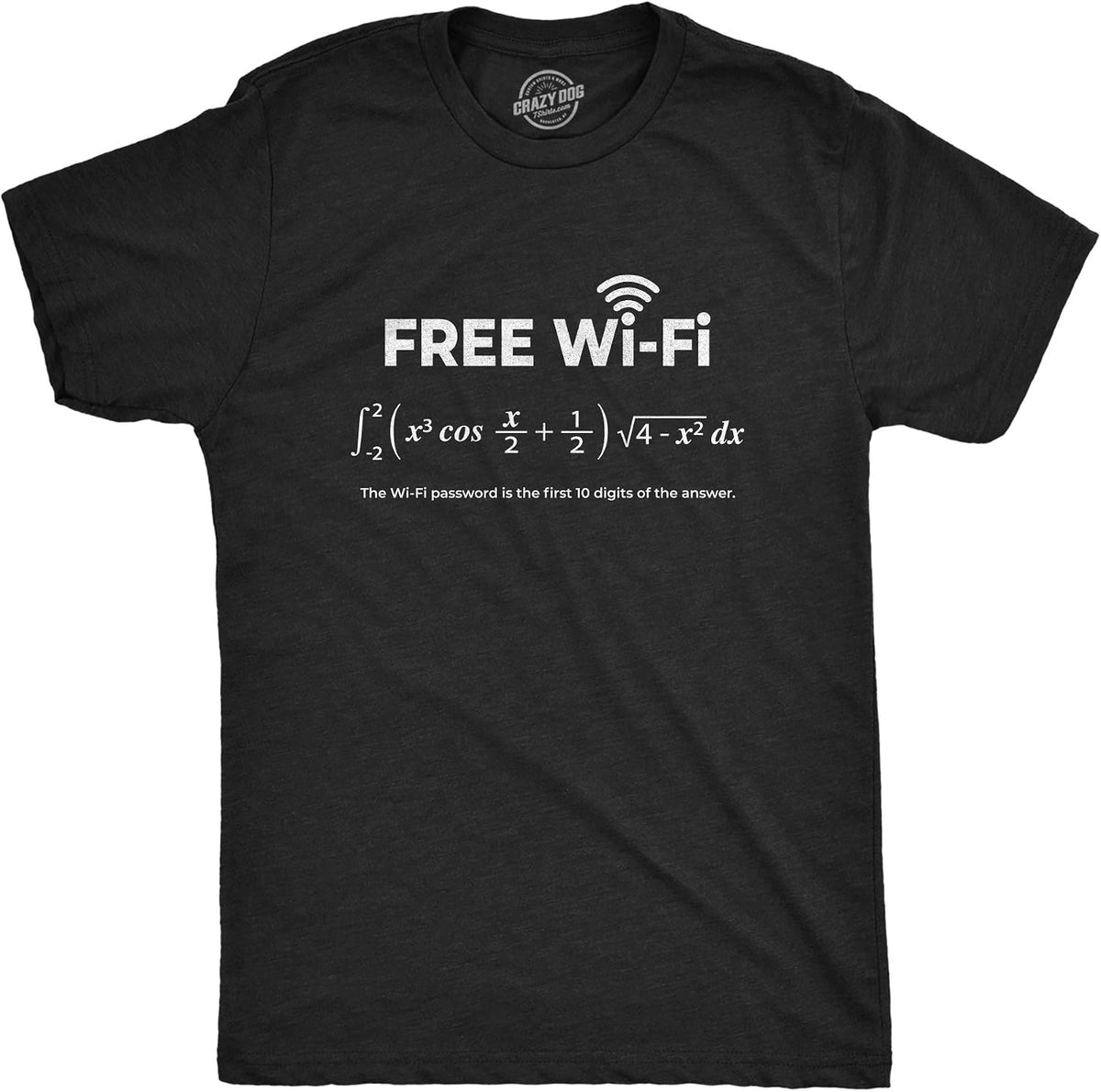 Free WiFi Funny Nerdy Math Equation Graphic Cool Mens T Shirts
