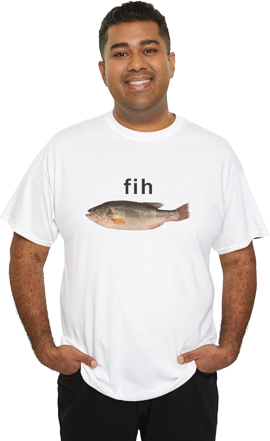 Fih Fish Meme T-Shirt - Stupid Meme, Funny Meme, Brain Rot, Gen Z Meme Shirt