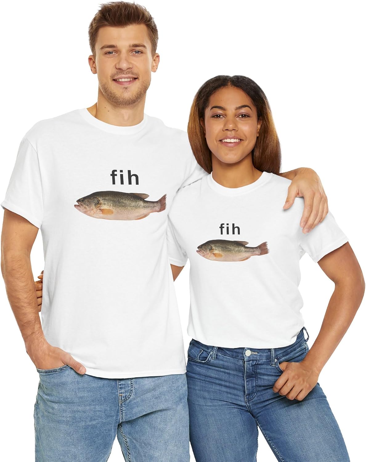 Fih Fish Meme T-Shirt - Stupid Meme, Funny Meme, Brain Rot, Gen Z Meme Shirt