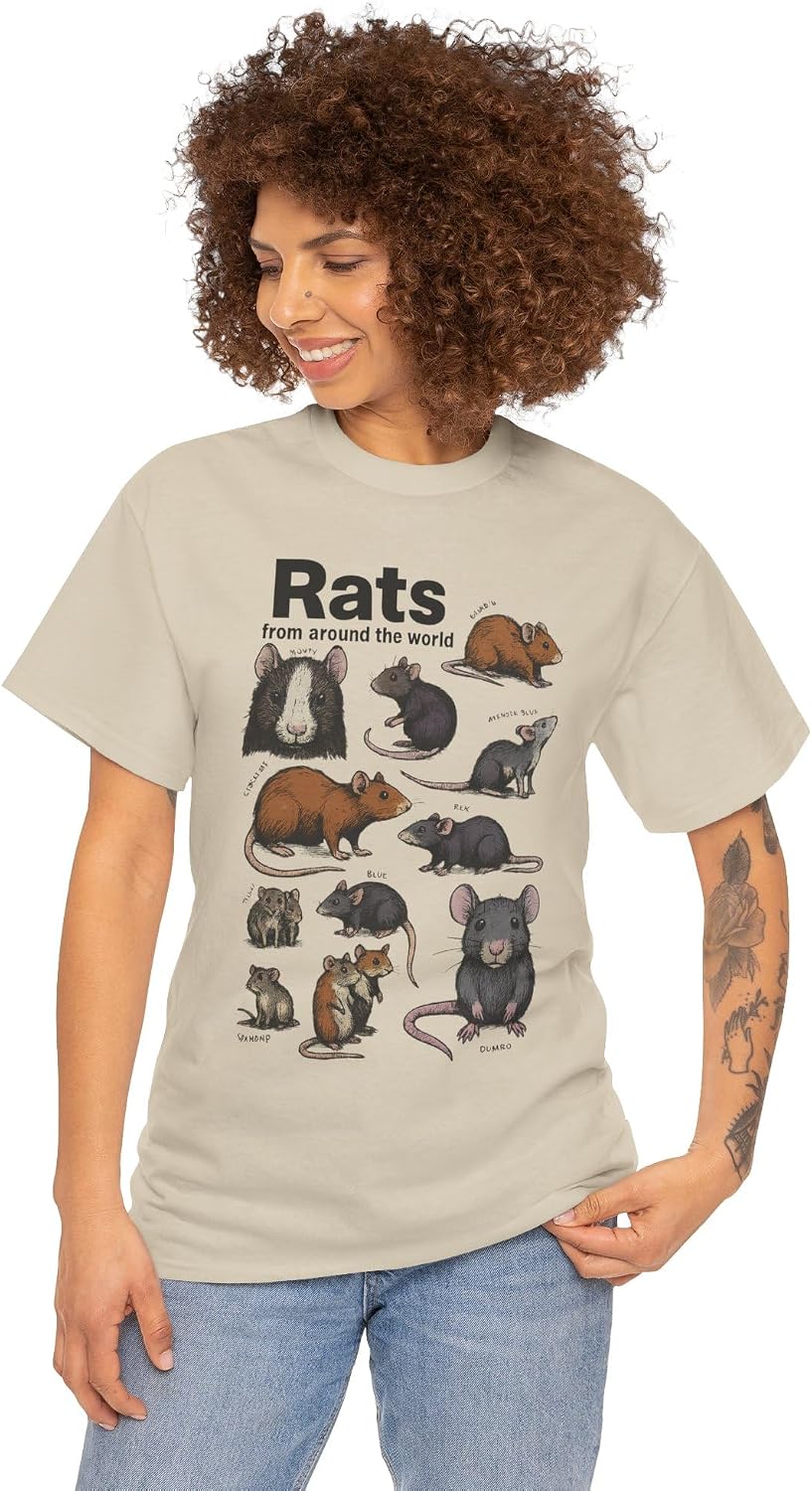 Crazy Rats Vintage 90s T-Shirt, Funny Ironic Rat Meme Animal Shirt