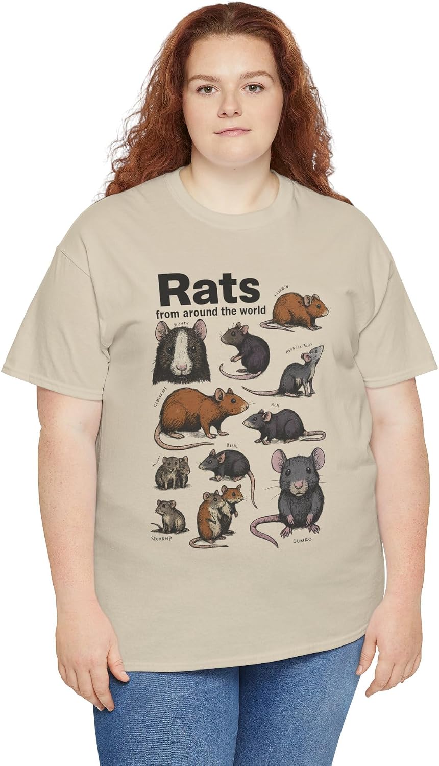 Crazy Rats Vintage 90s T-Shirt, Funny Ironic Rat Meme Animal Shirt