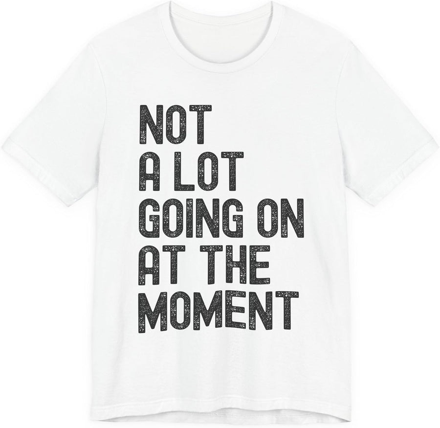 Distressed Funny Not a Lot Going on at The Moment T-Shirt for Men Women