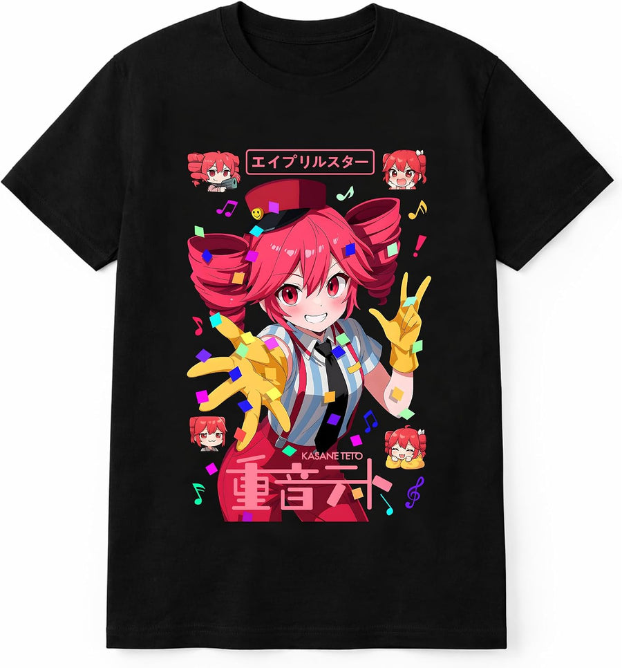 Anime Music Graphic T-Shirt