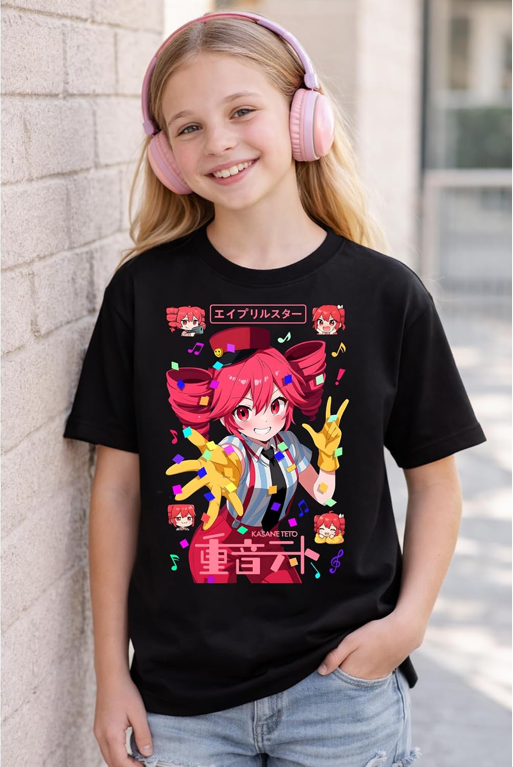 Anime Music Graphic T-Shirt