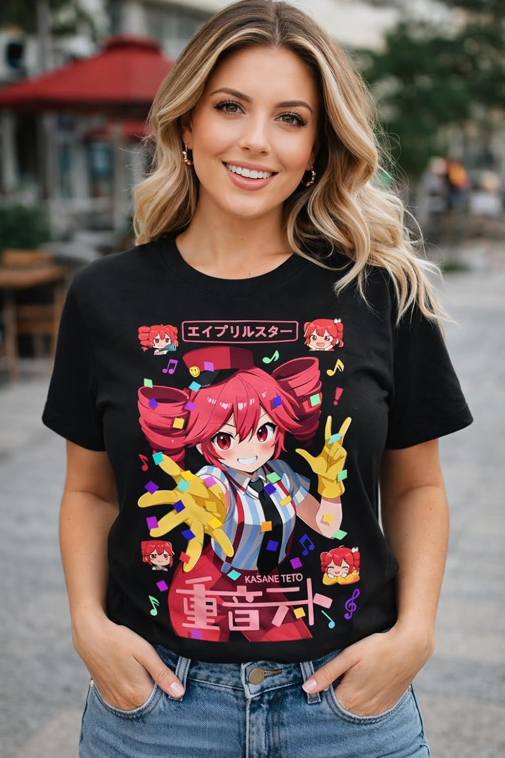 Anime Music Graphic T-Shirt