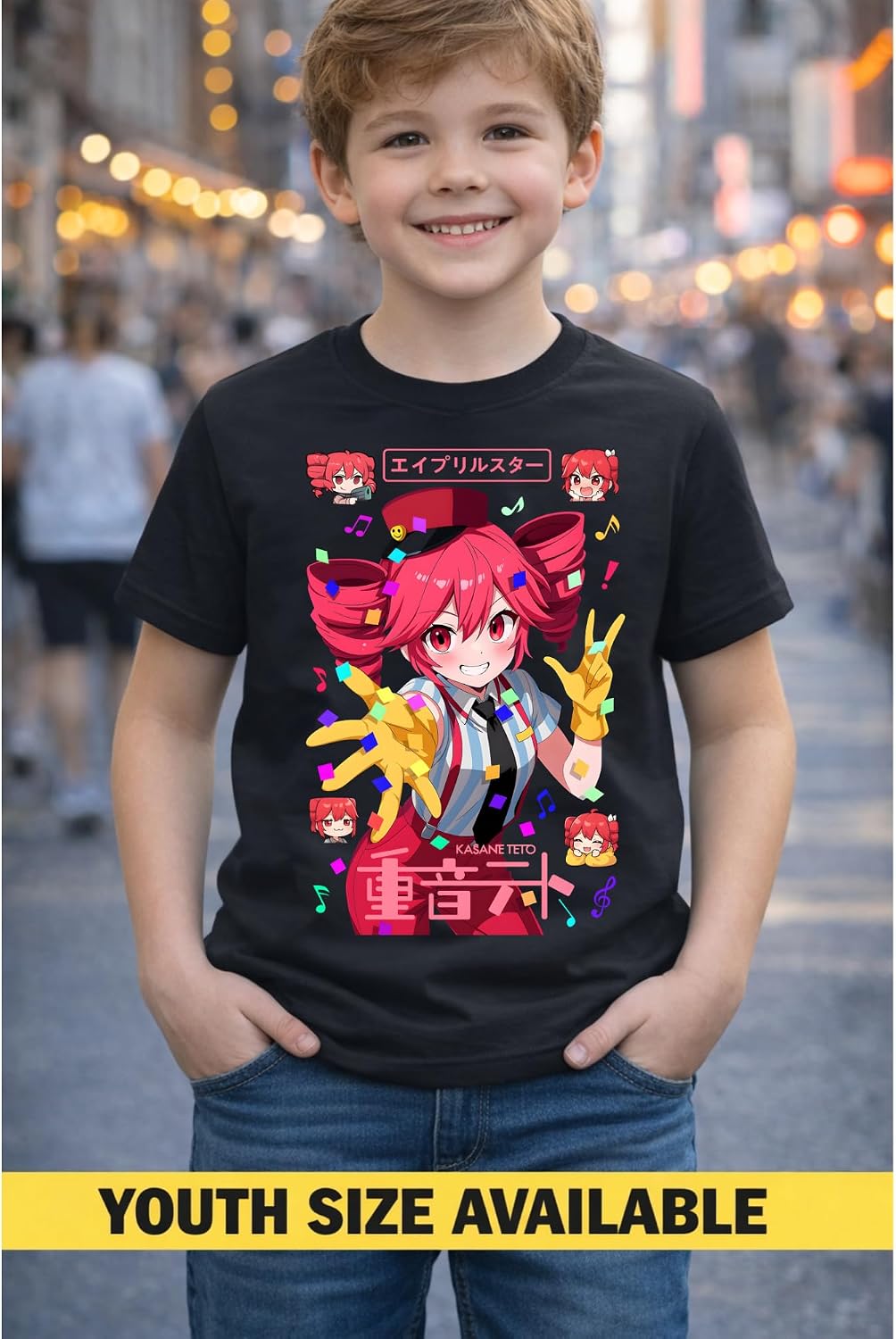 Anime Music Graphic T-Shirt