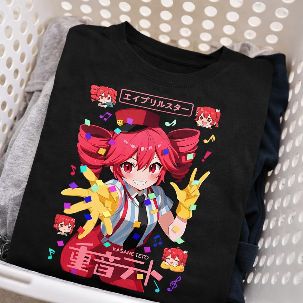 Anime Music Graphic T-Shirt