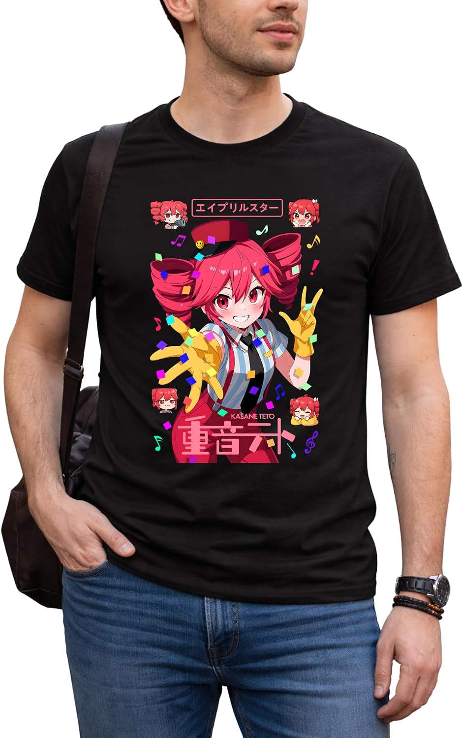 Anime Music Graphic T-Shirt