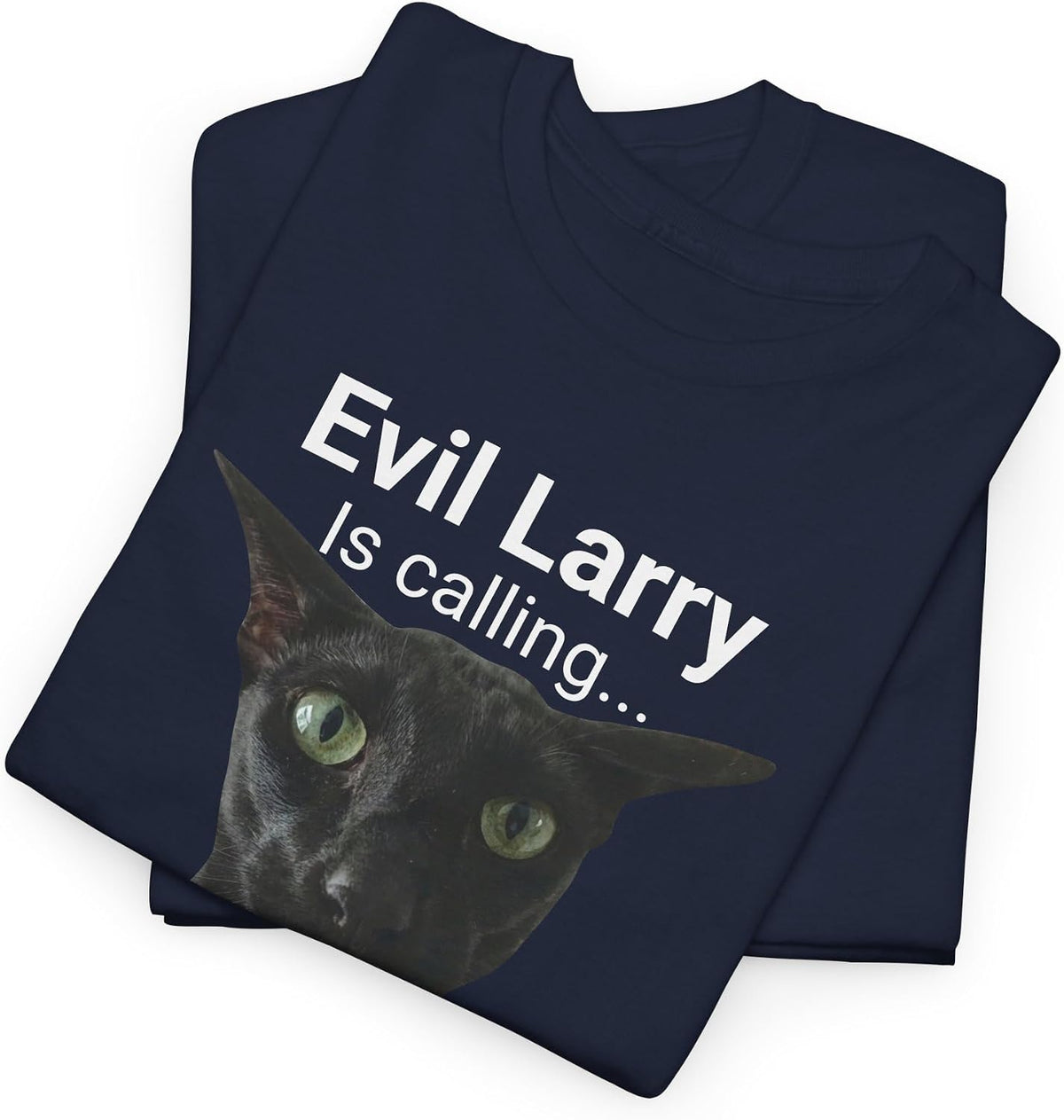 Cat Meme T-Shirt | Evil Larry is Calling